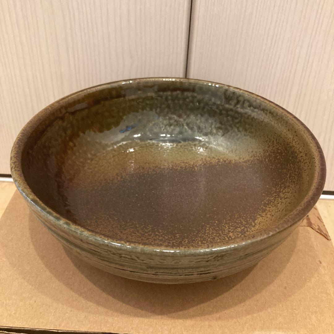 N933水指『向井一峰造』『籬草花吊柿文』『織部水指』共箱茶道具