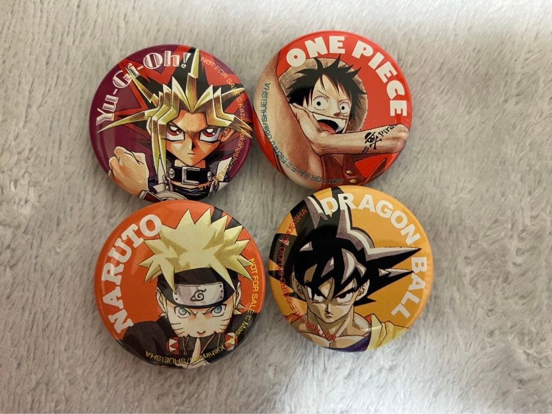 超希少!!!】ジャンプフェスタ2008 缶バッジ ドラゴンボール 遊戯王 など