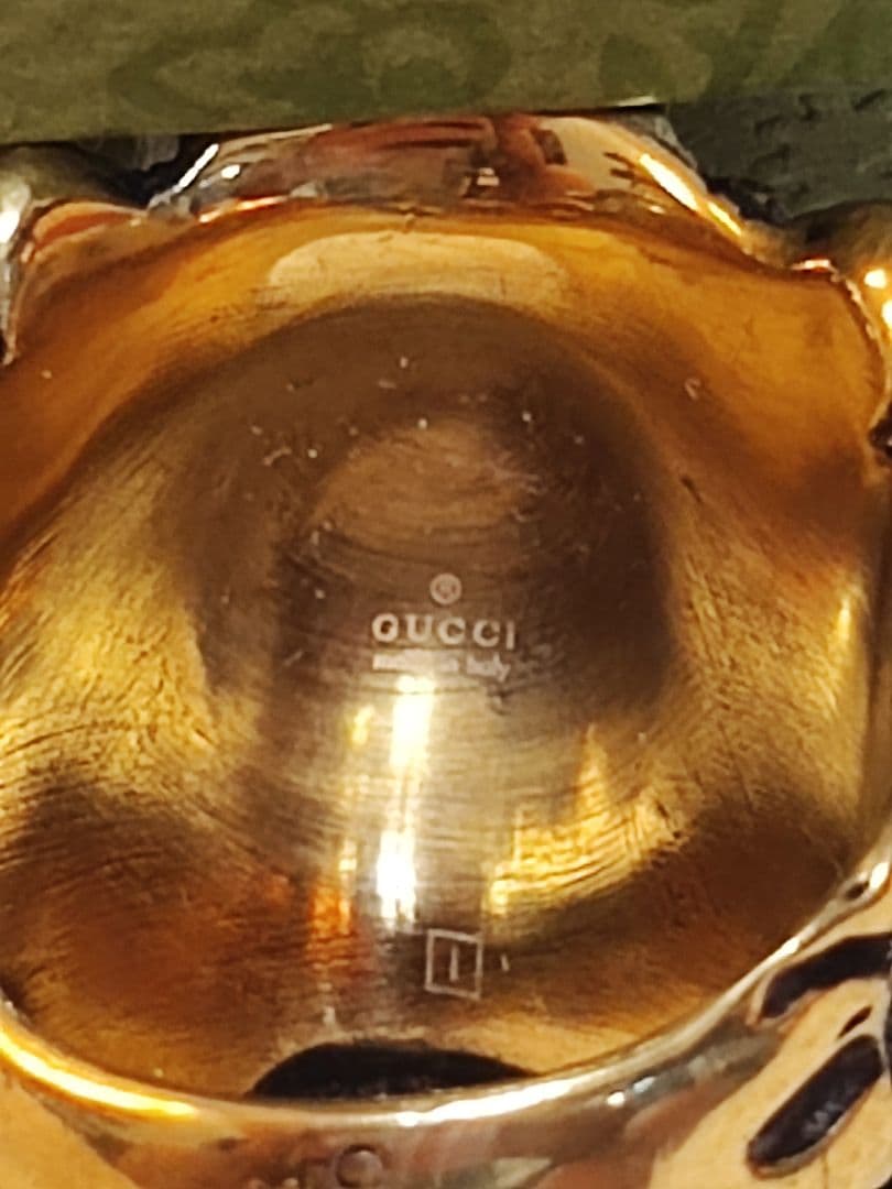 専用　新品 GUCCI グッチ ライオンヘッド リング 指輪 19号 ゴールド