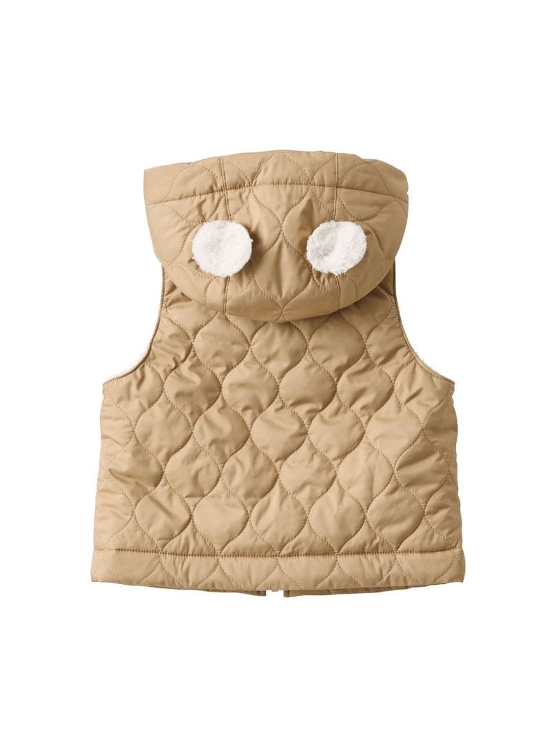 familiar キルティングベスト 90 ネイビー