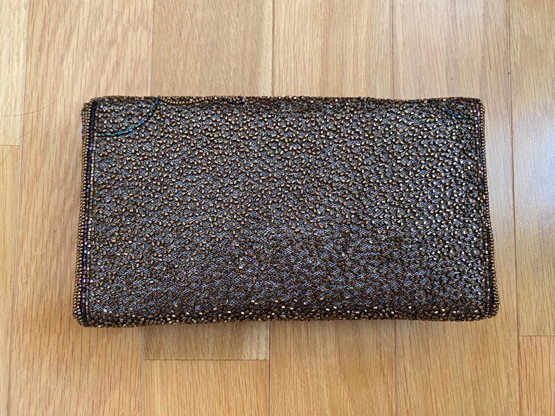 新品・未使用 京都祇園 香取屋 KATORIYA ビーズハンドバッグ 2Way