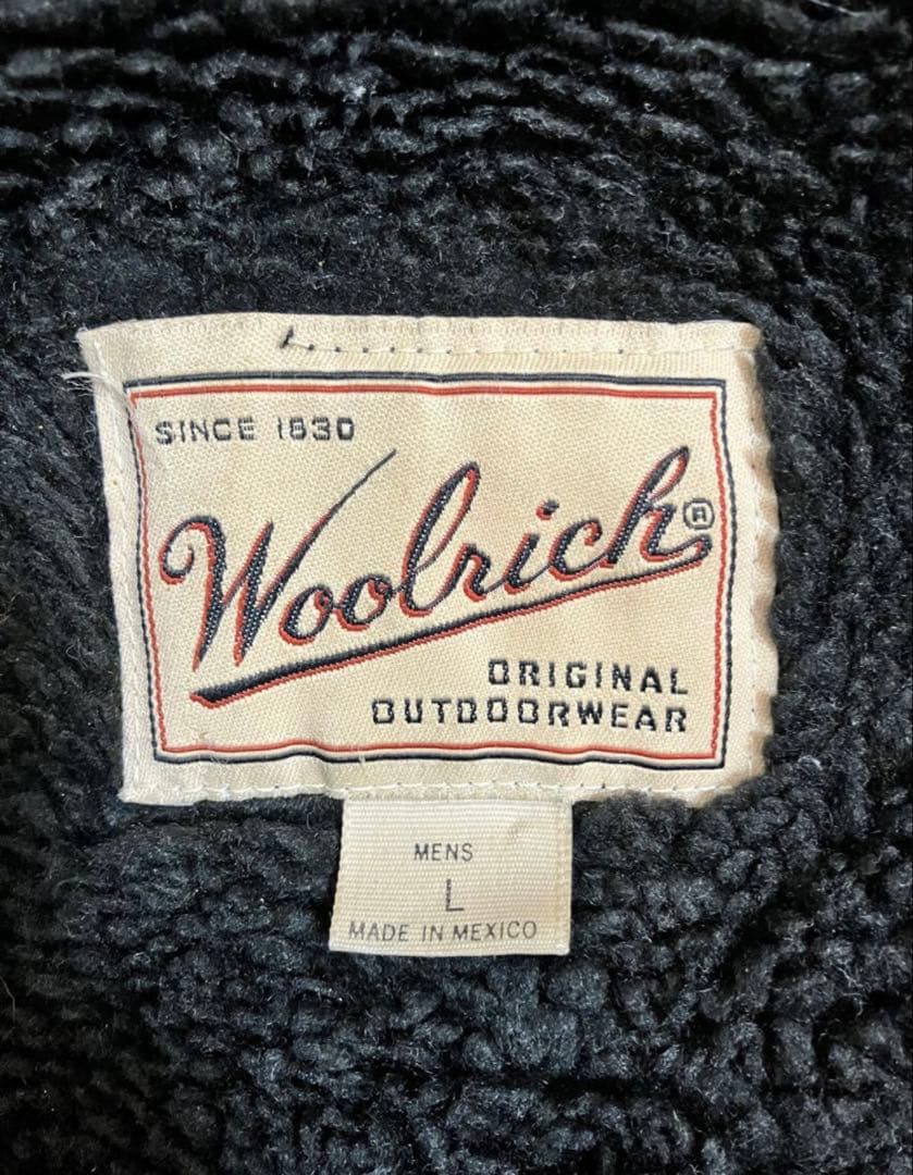 は*と様 Woolrich ブルー系チェックジャケット