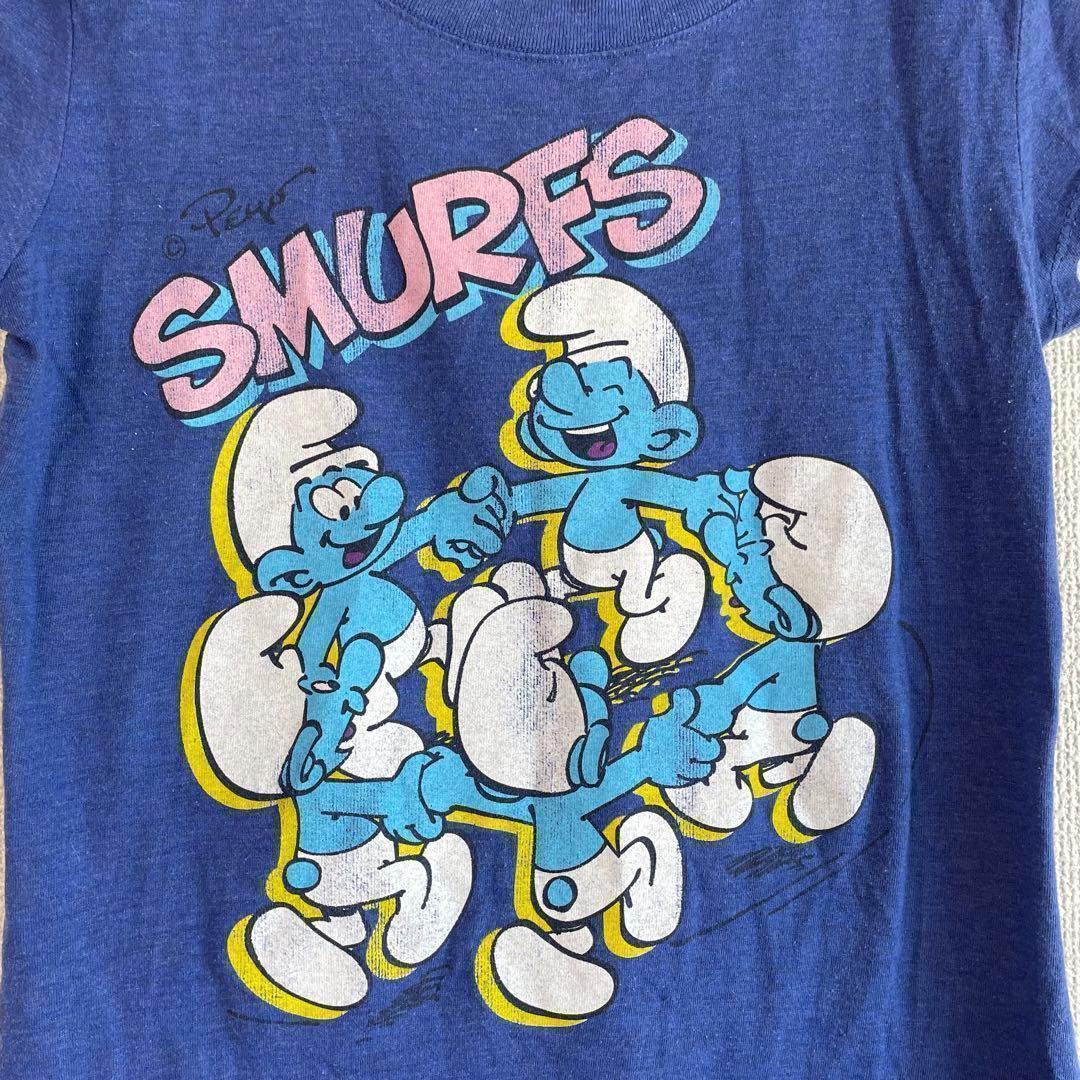 US古着 SMURFS スマーフ 80's 90's ビンテージ 半袖Tシャツ - メルカリ