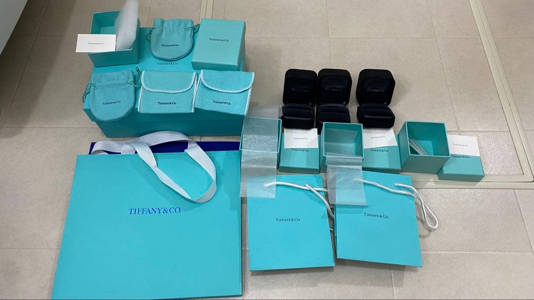 Tiffany & Co. 空箱セット Tiffany & Co. アクセサリー空箱 ギフトボックス まとめ売りセット