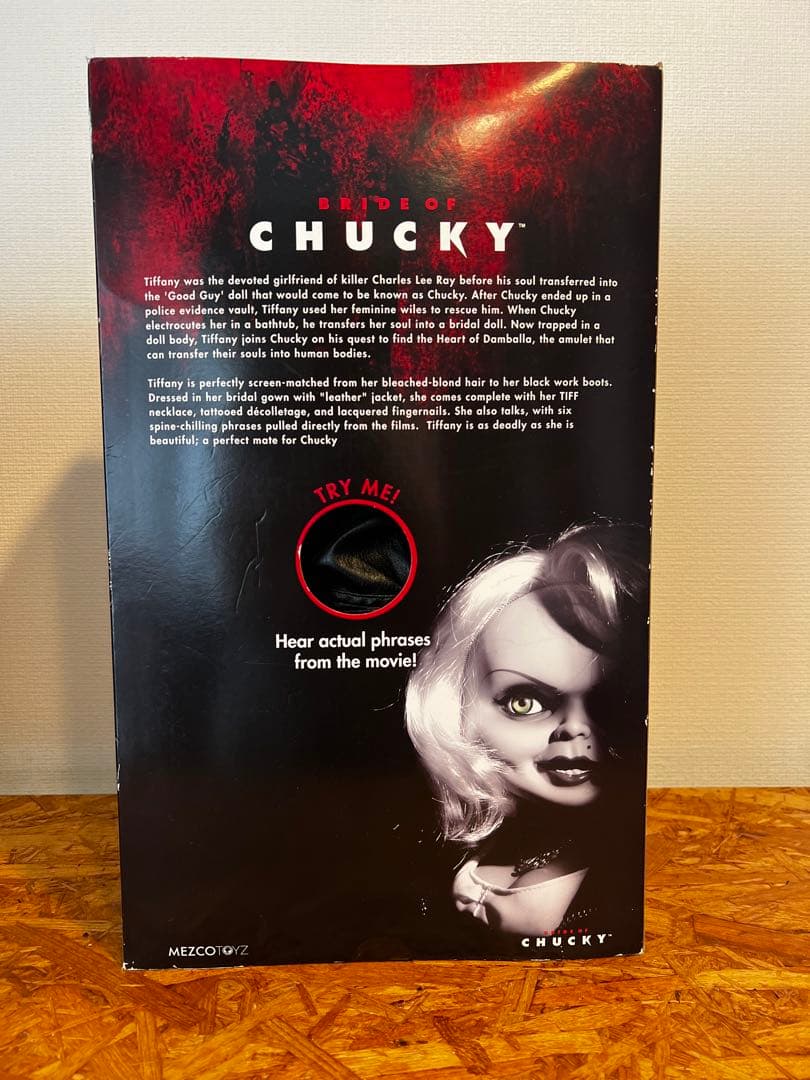 新古品！MEZCO チャッキー ティファニー　トーキング フィギュア高さ38cm