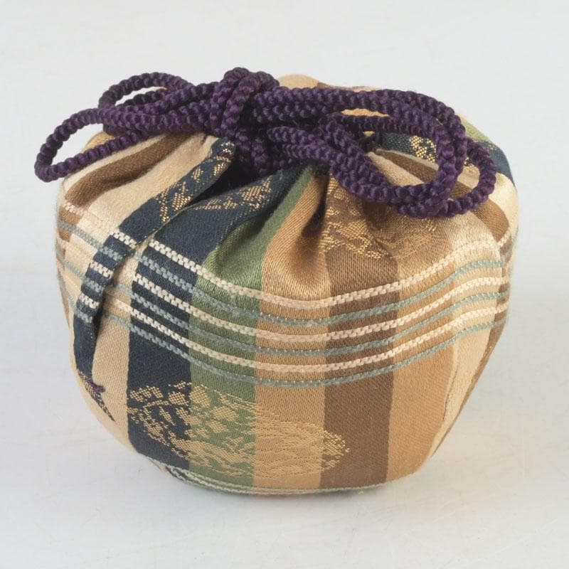 茶道具 塗師 安田春仁作 老松茶入 仕覆付 共箱 V 9691の通販はau PAY