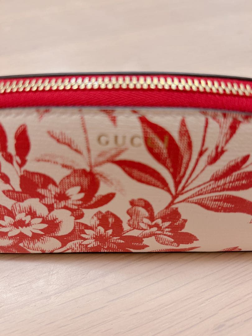 【美品】グッチ　ボタニカル柄　ペンケース