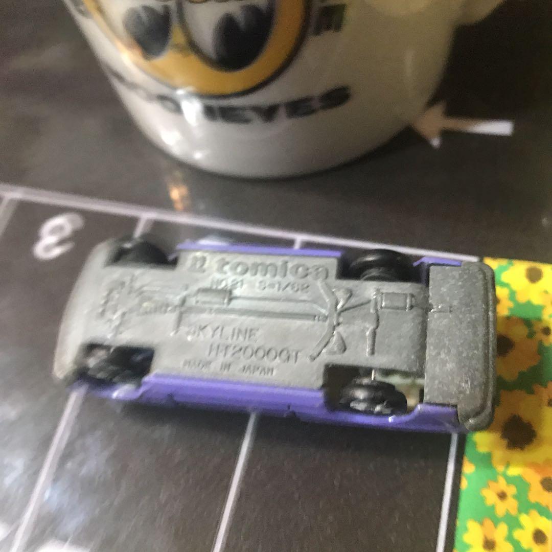 希少日本製トミカ 日産スカイライン2000GT 1Aホイール