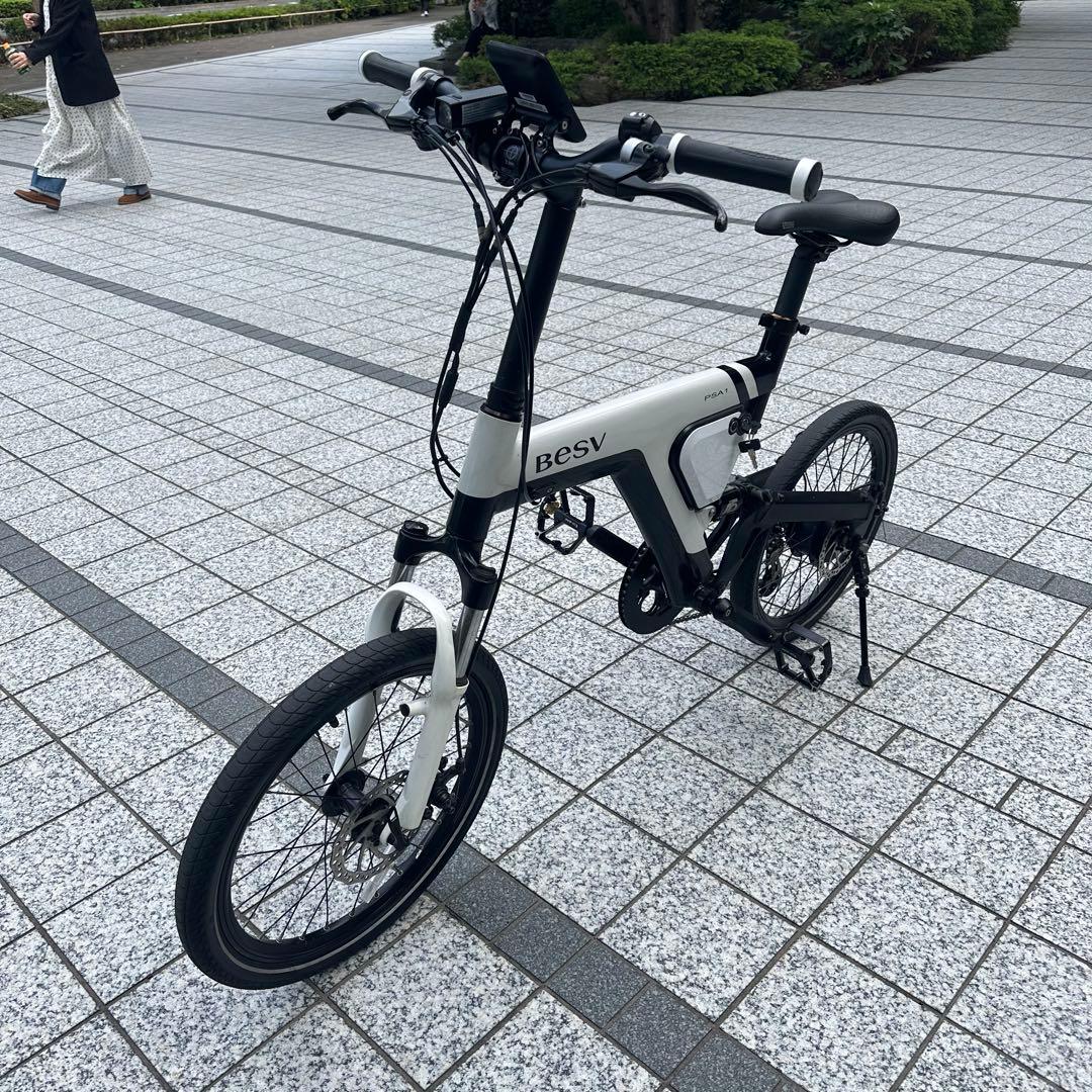 ゴン　ベスビー BESV PSA1 電動アシスト自転車 20インチ 白黒