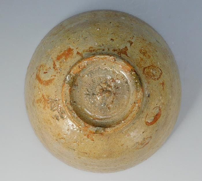 送料込 茶道具 茶碗 野坂康起 萩焼 県無形文化財 共箱 栞 共布【鳳凰堂】