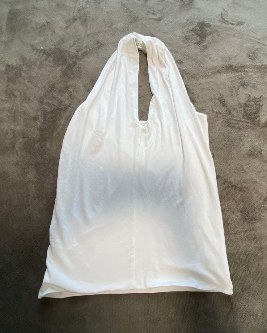 最終価格【yo BIOTOP】rayon bare halter neck