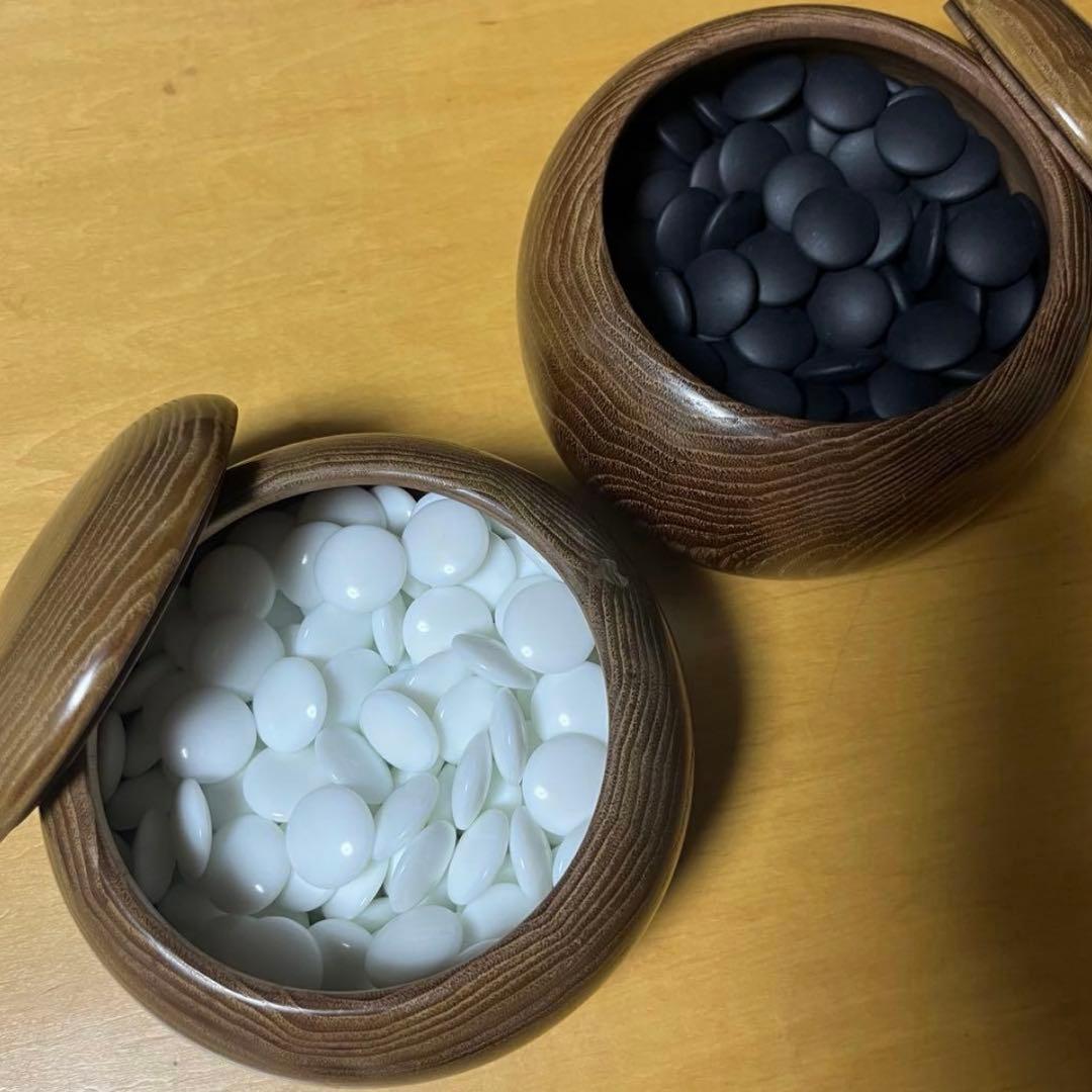 希望価格承ります！！【昭和レトロ】高級⭐︎ 囲碁セット　碁盤（蓋付き）、碁石、碁笥