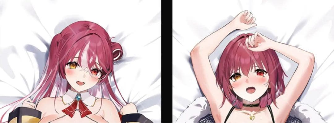 正規品 宝鍾マリン 抱き枕カバー 御宅eden EX版 里桑 ホロライブ