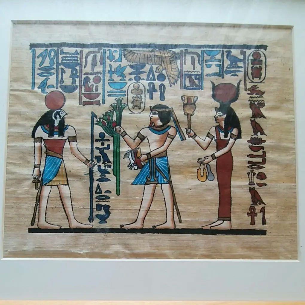 エジプト土産 パピルスの絵 - メルカリ