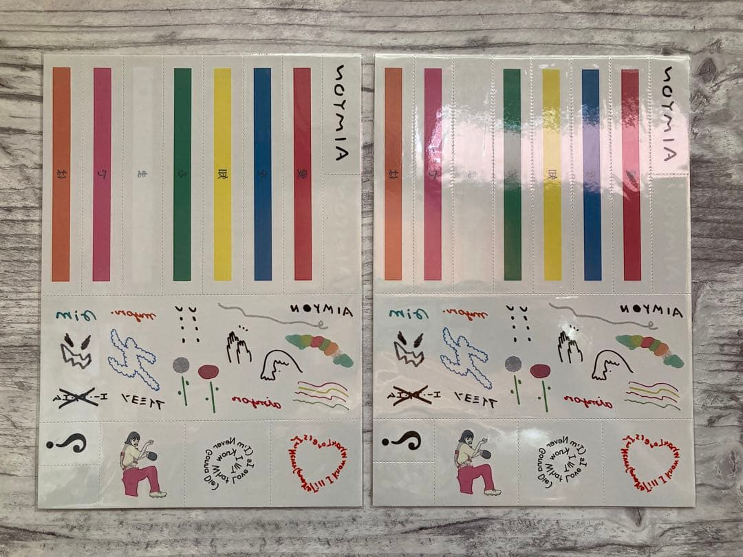 新品未使用＊2点まとめ売り＊ナトゥ〜シール＊タトゥーシール＊あい