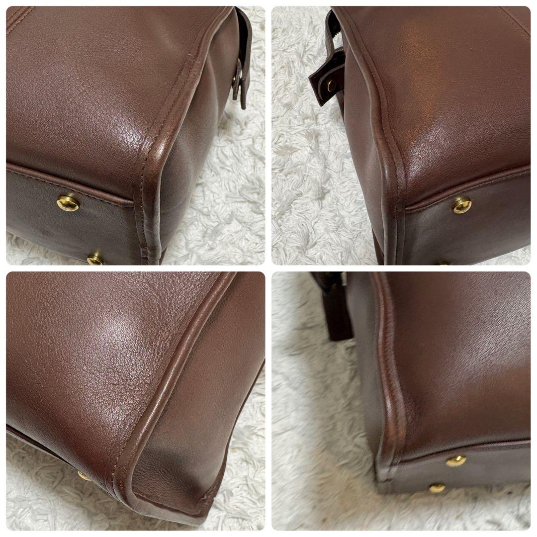 希少✨オールドコーチ 2way ショルダーバッグ 本革 ヴィンテージ 金色金具