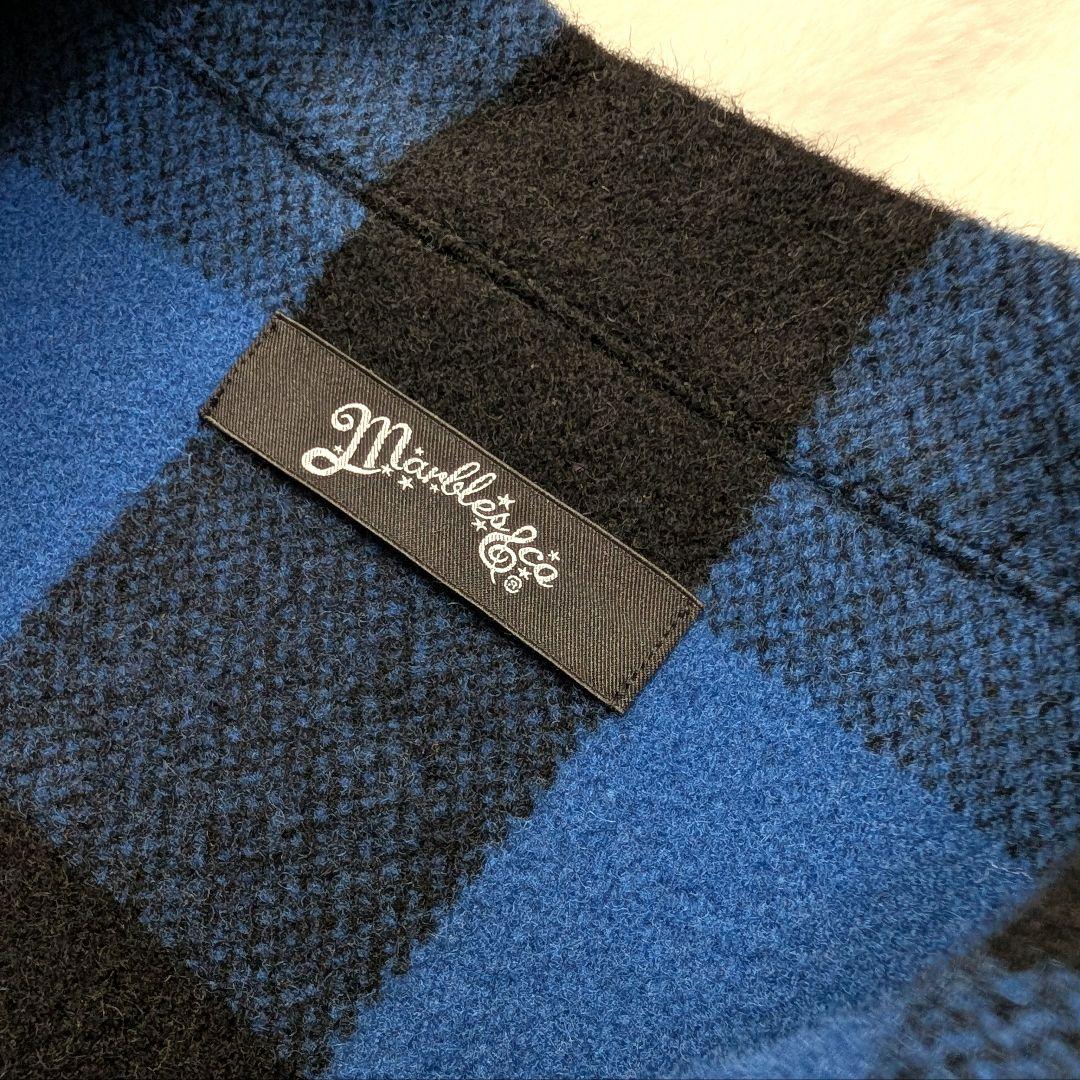 【美品】マーブルズ Marbles 9STARS バッファロージャケット 青黒