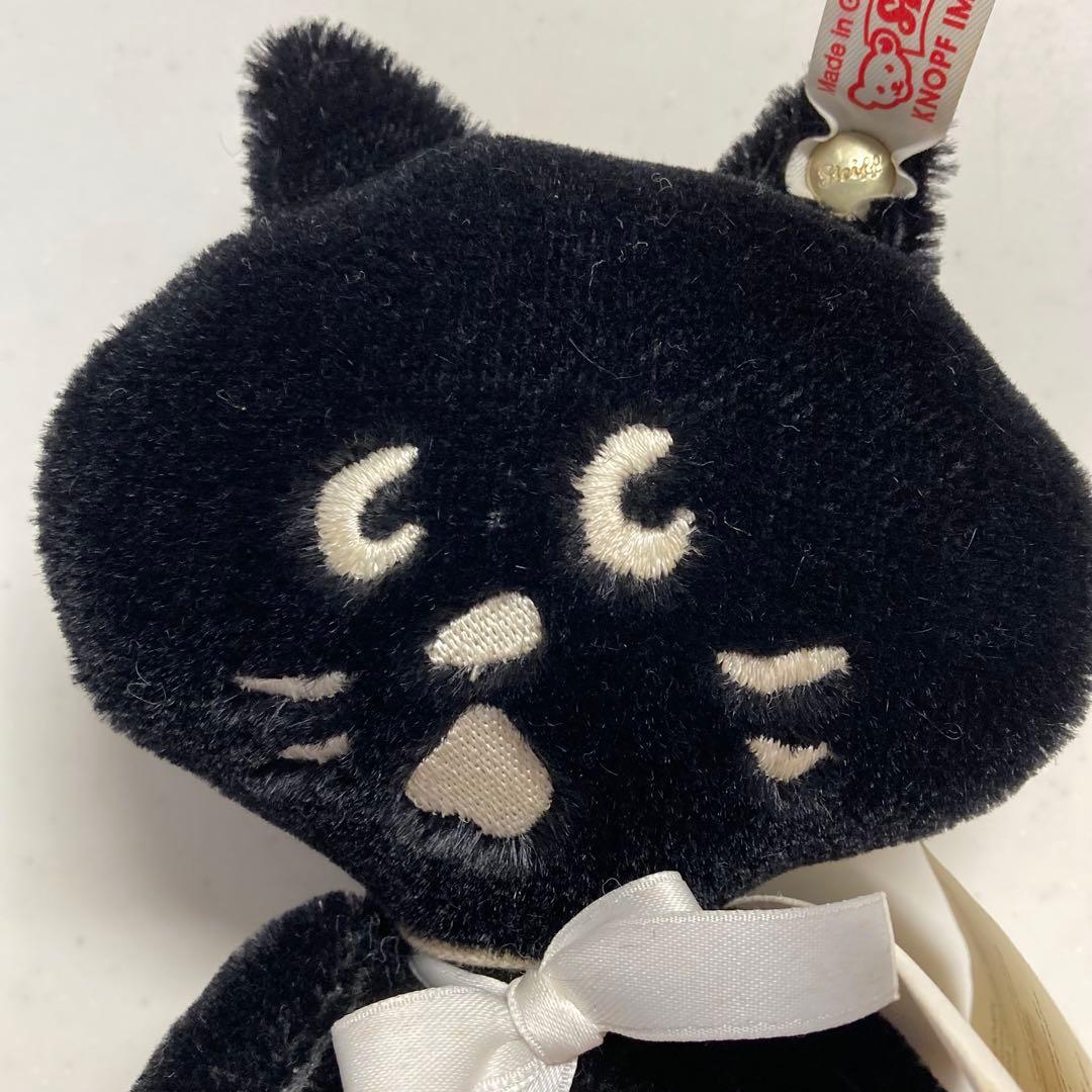 シュタイフ・ネ・ネットにゃーぬいぐるみタグ付き