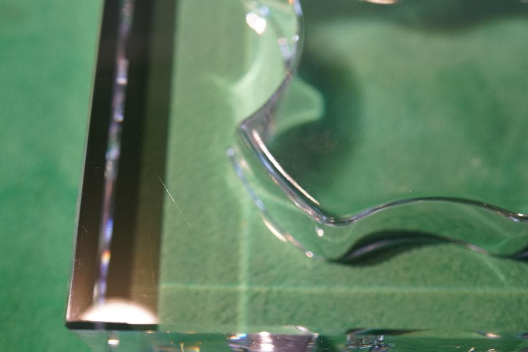 希少 Apple 20周年記念 HOYA製クリスタルガラス 置物 非売品