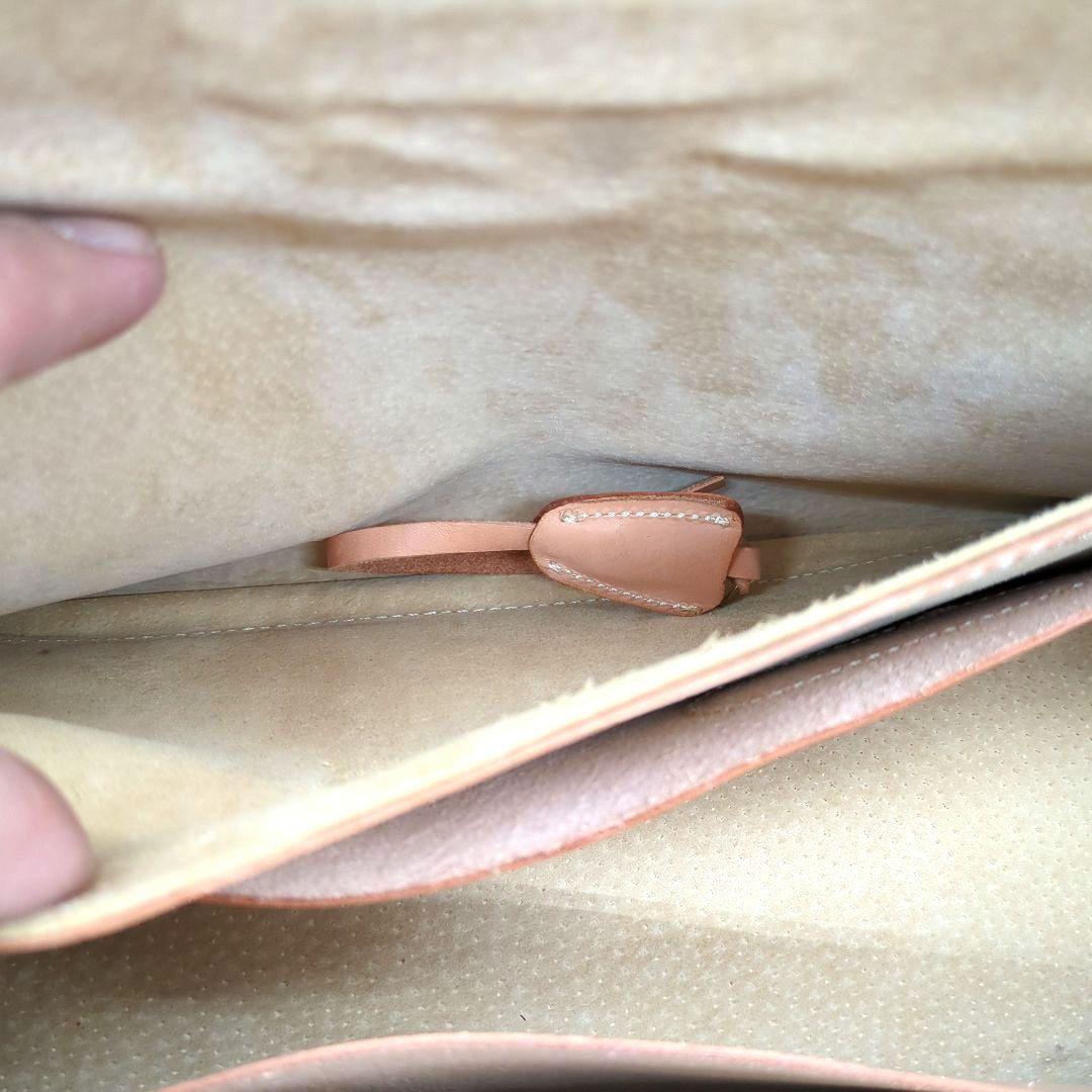 【美品】ブリー ダレスバッグ 2way ヌメ革