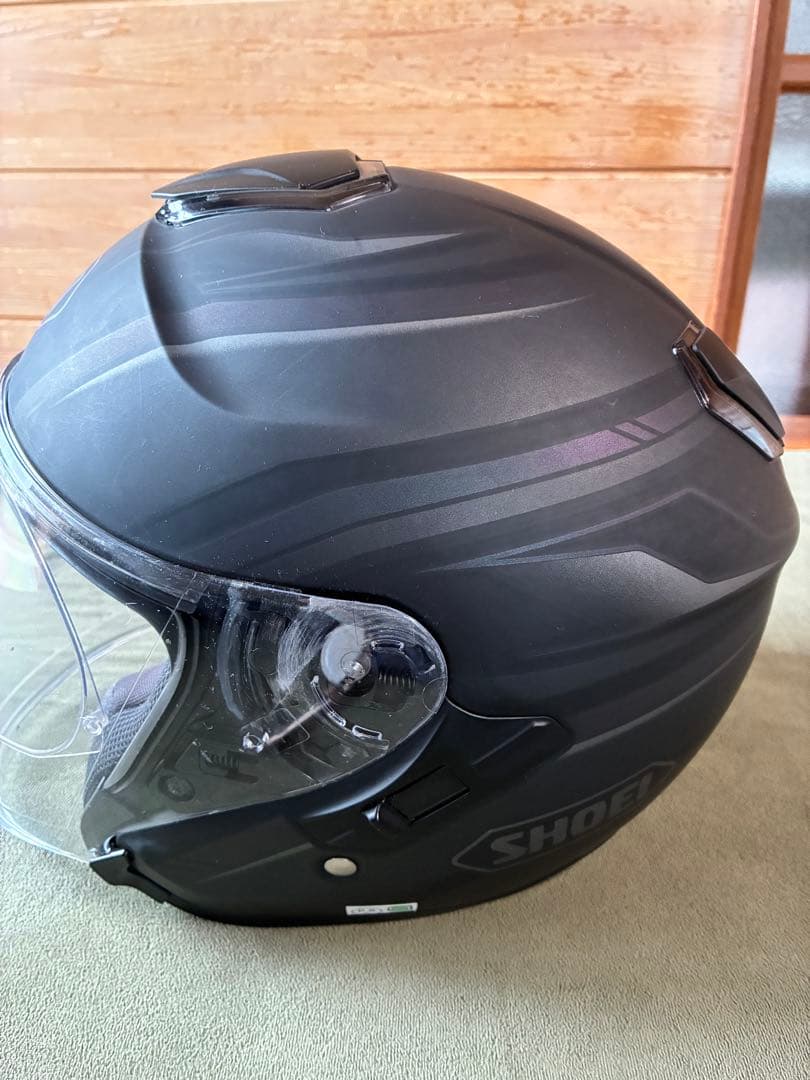 SHOEI フルフェイスヘルメット マットブラック (サンシェード付き)