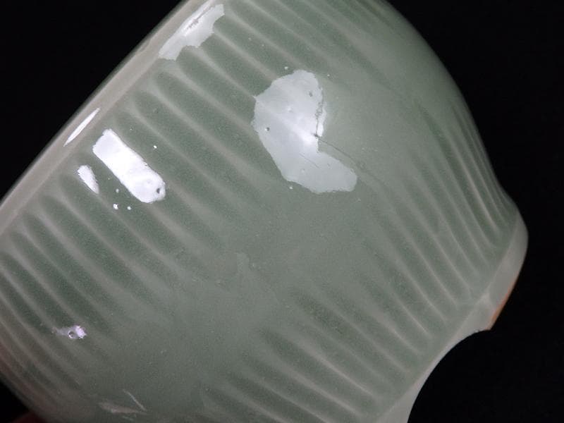 三田青磁 幾何学紋 草紋の図 火入れ D876AS-Bks - メルカリ