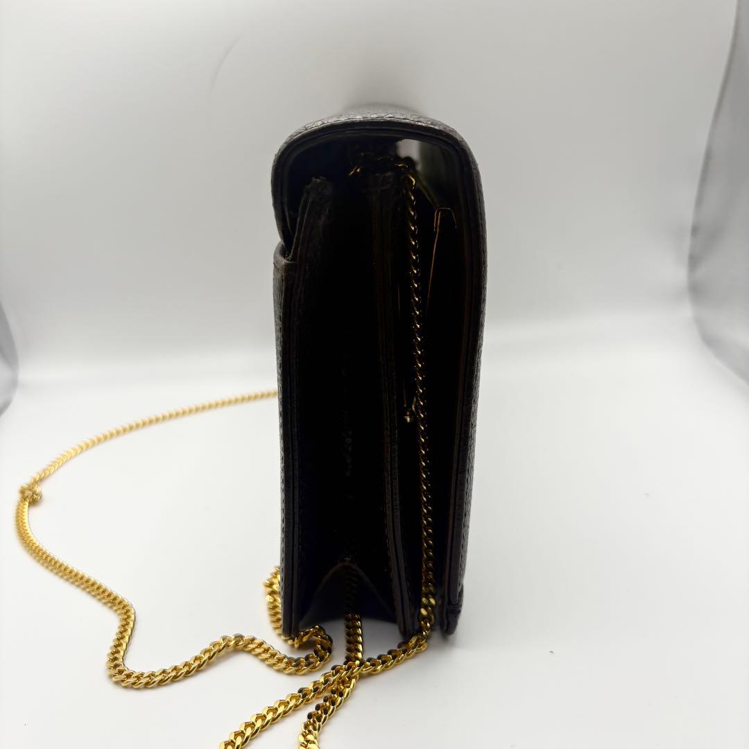 ①GIVENCY 4Gロゴ チェーン ショルダーバッグ