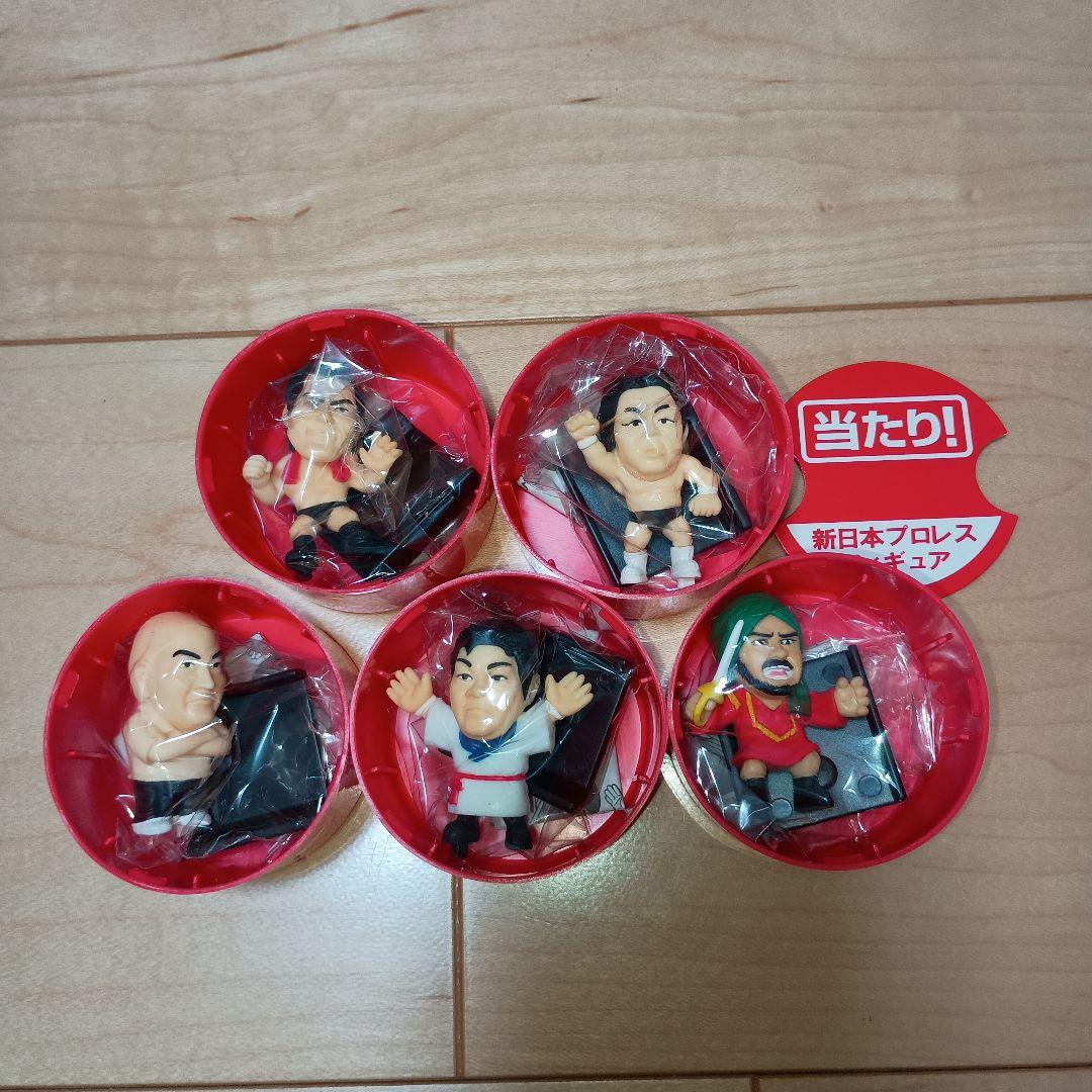 新日本プロレス フィギュア 5体セット WONDA 缶コーヒー あたり - メルカリ