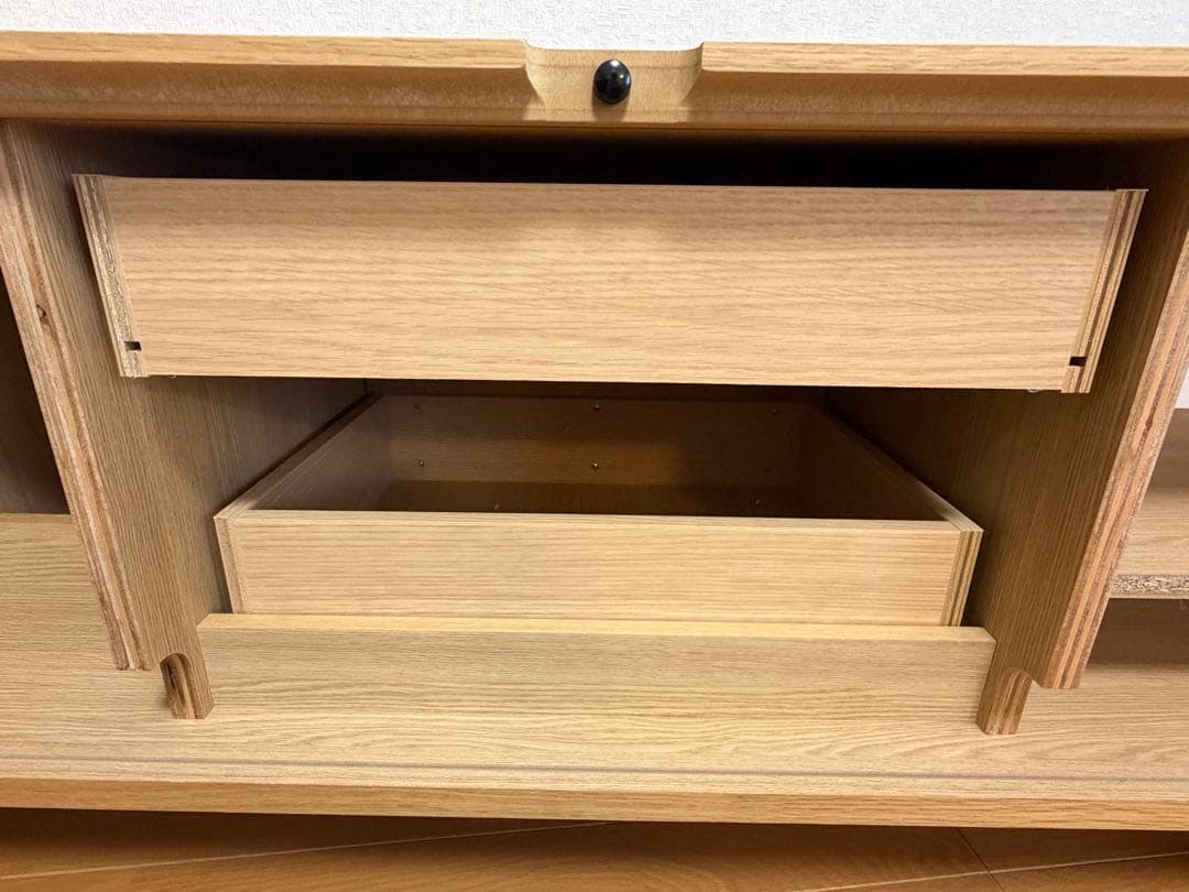 カリモク ピュアオーク材 TVボード 北欧モダンスタイル