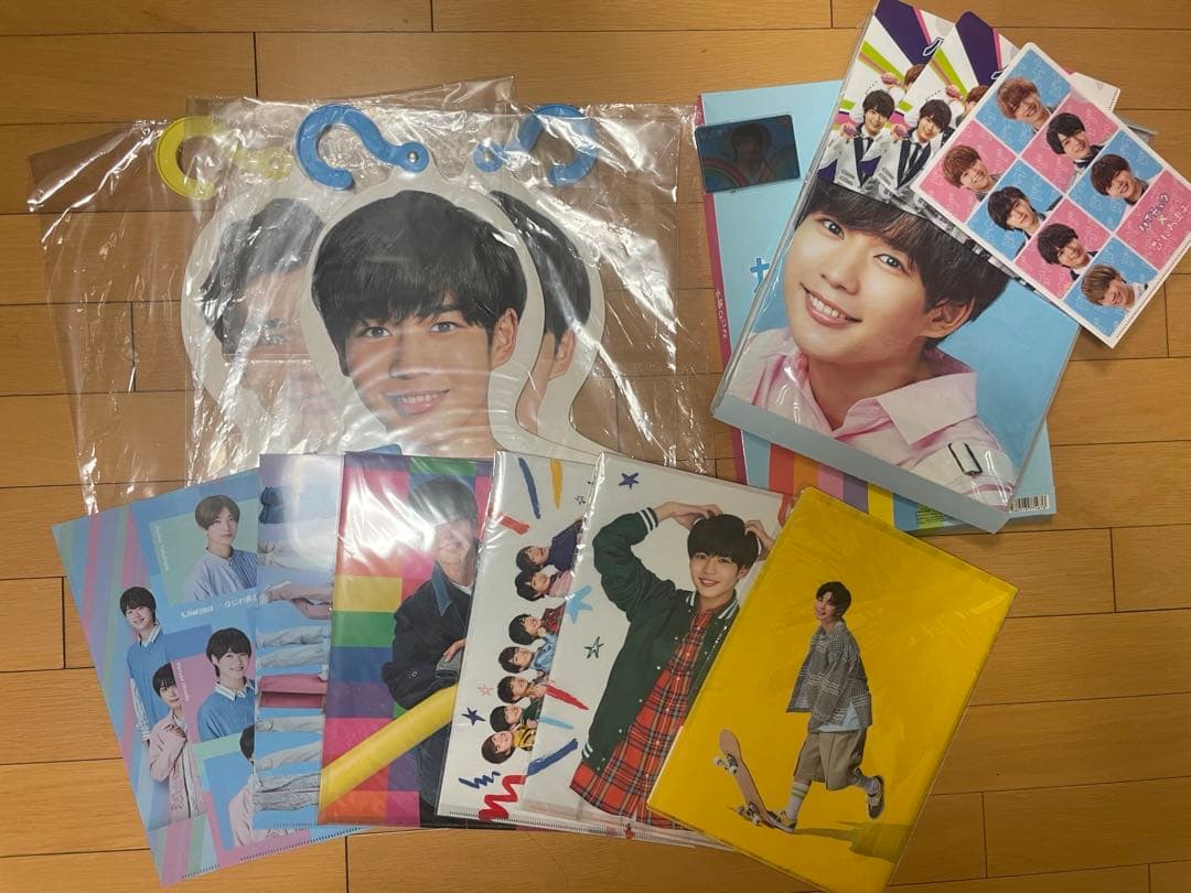 なにわ男子 長尾謙杜 まとめ売り ぬい、アクスタ、うちわ、ハンガー