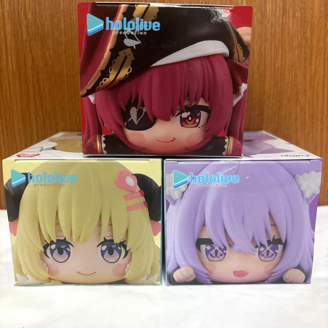 ホロライブひっかけフィギュア 角巻わため 猫又おかゆ 宝鐘マリン 3種セット