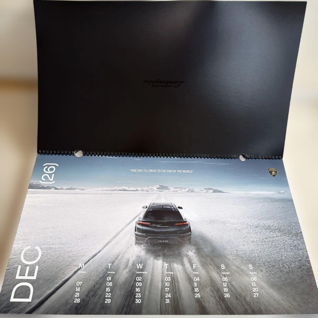 非売品】2026年/ランボルギーニ/壁掛けカレンダー/大型