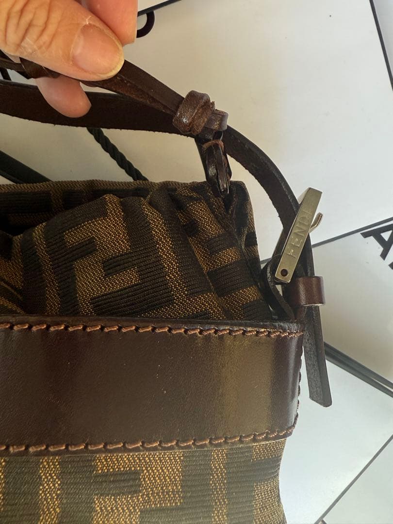 Fendi ロゴパターン ショルダーバッグ