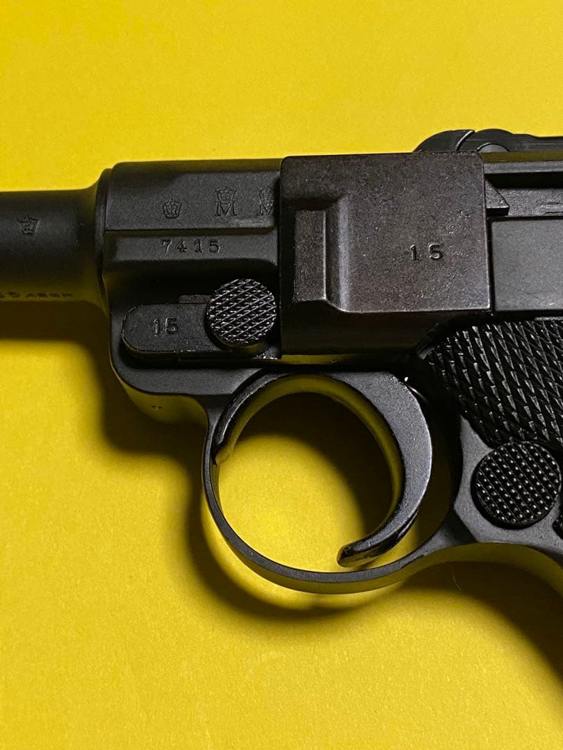 新品 ガス未注入】LUGER P08 ガスピストル HW 6inch
