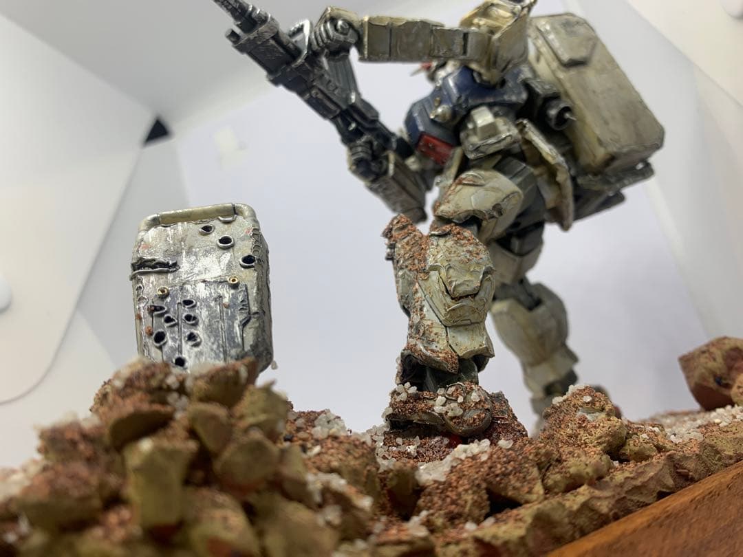 HGUC陸戦型ガンダム　ジオラマ