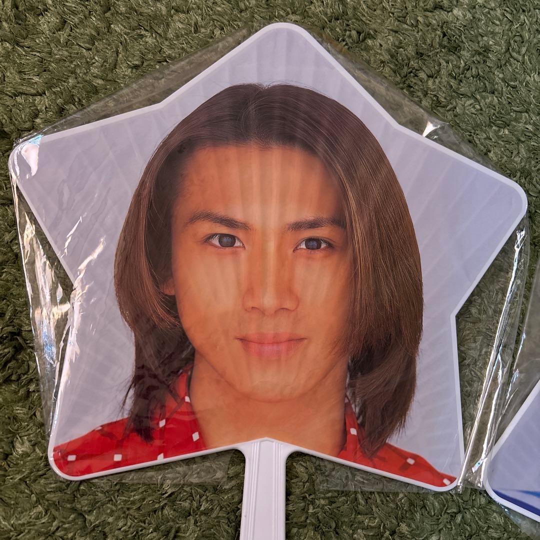 希少】堂本光一 堂本剛 うちわ 星型 2枚セット 公式うちわ - メルカリ