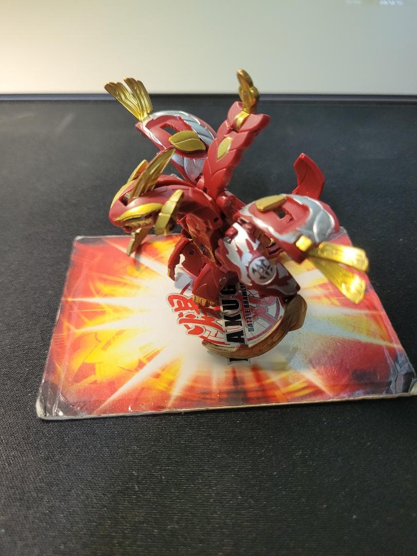 爆丸 瞬ガリュウ 懸賞 コロコロ真紅バージョン レプリカ