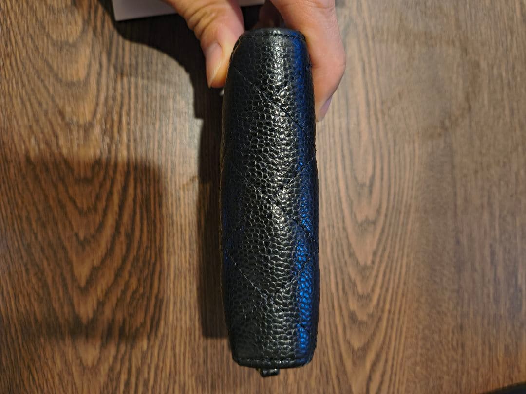 CHANEL シャネル クラシック ジップ パースミニ財布 ブラック