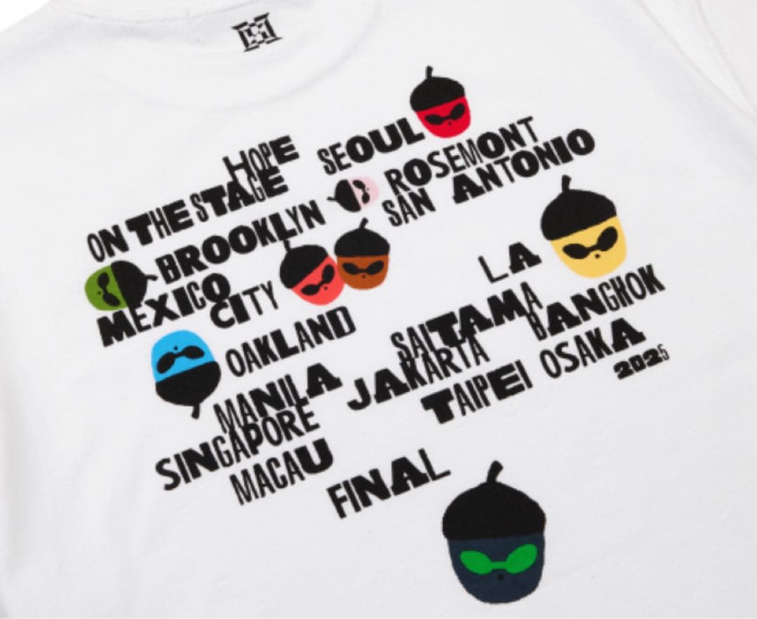 j-hope HOPE ON THE STAGE FINAL どんぐり Tシャツ