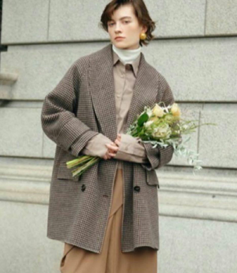 ミラオーウェン 川口春奈着用コート 接結ハーフ丈Aラインコート - メルカリ