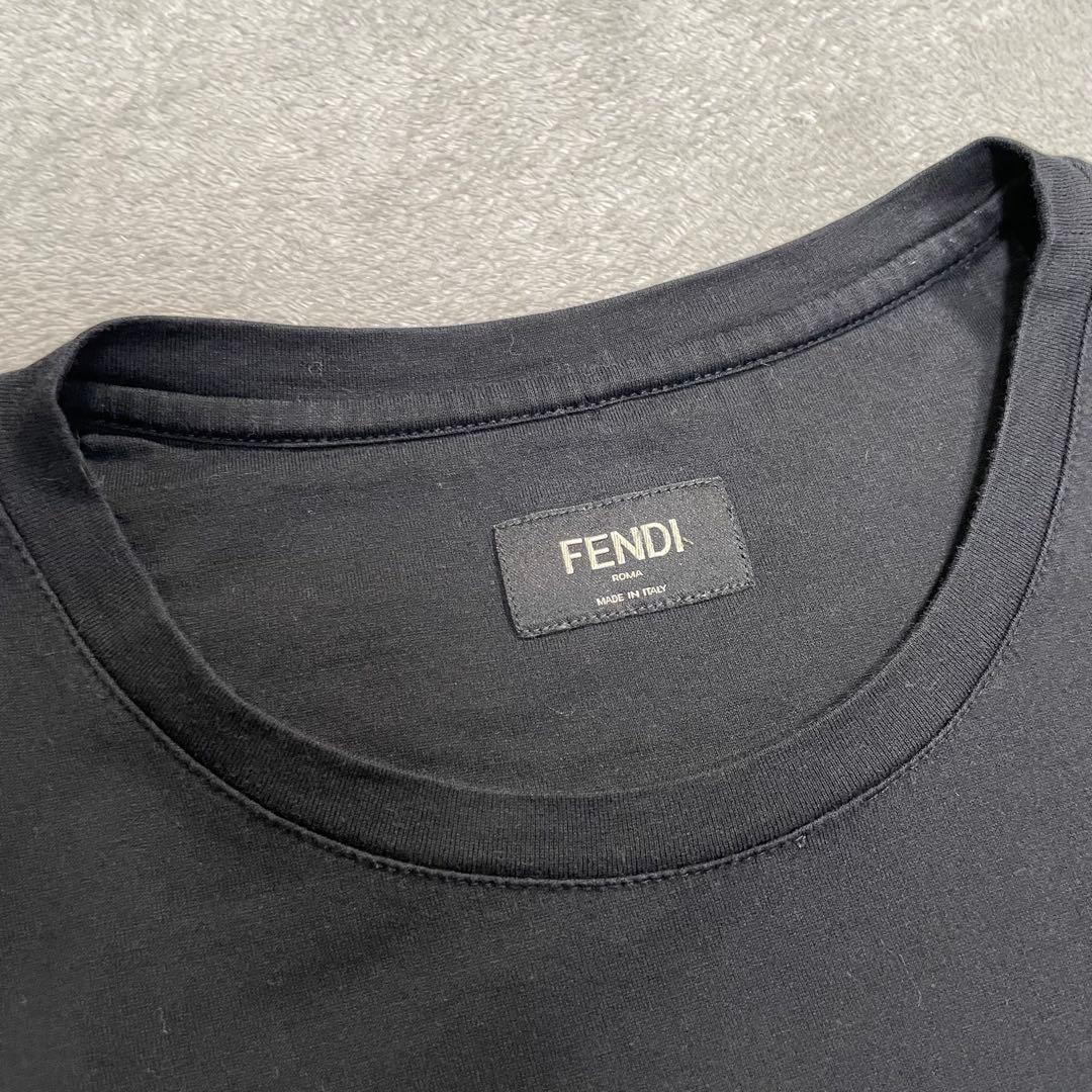フェンディモンスター半袖TシャツブラックM