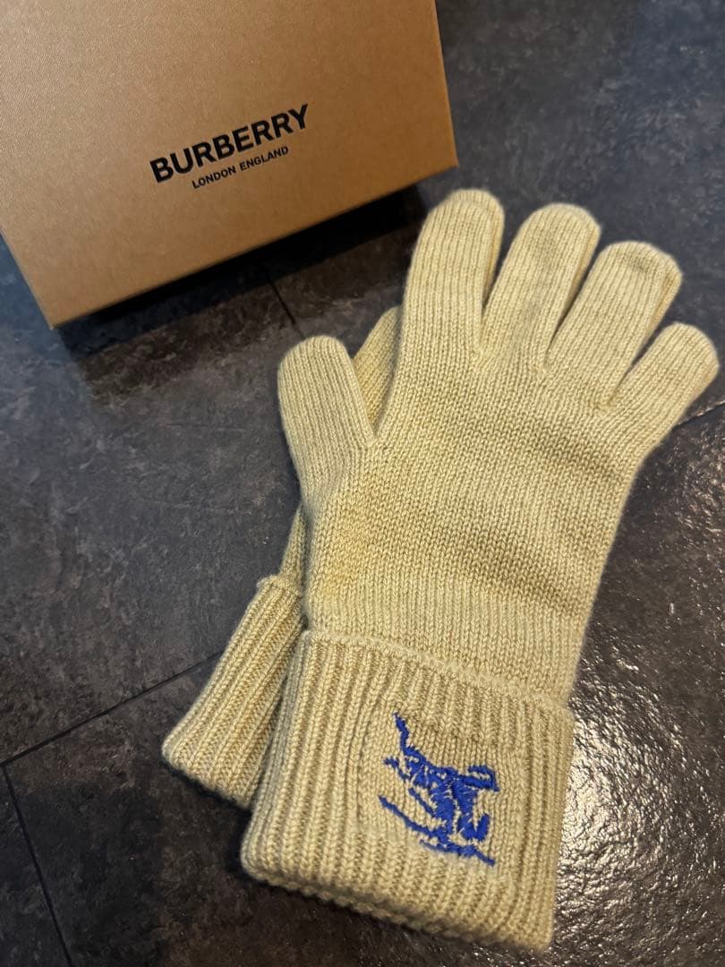BURBERRY カシミヤ 手袋 - メルカリ