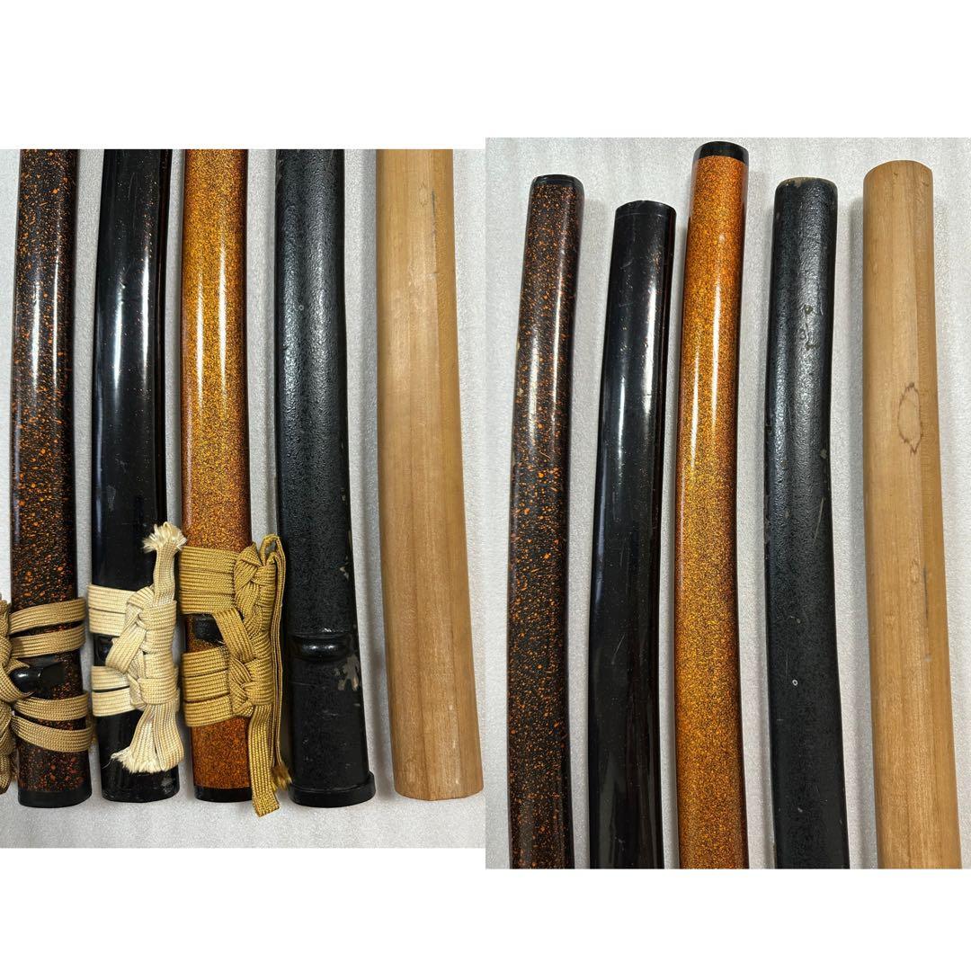 模造刀 脇差10点まとめ　黒鞘　金茶漆鞘　白鞘 26A