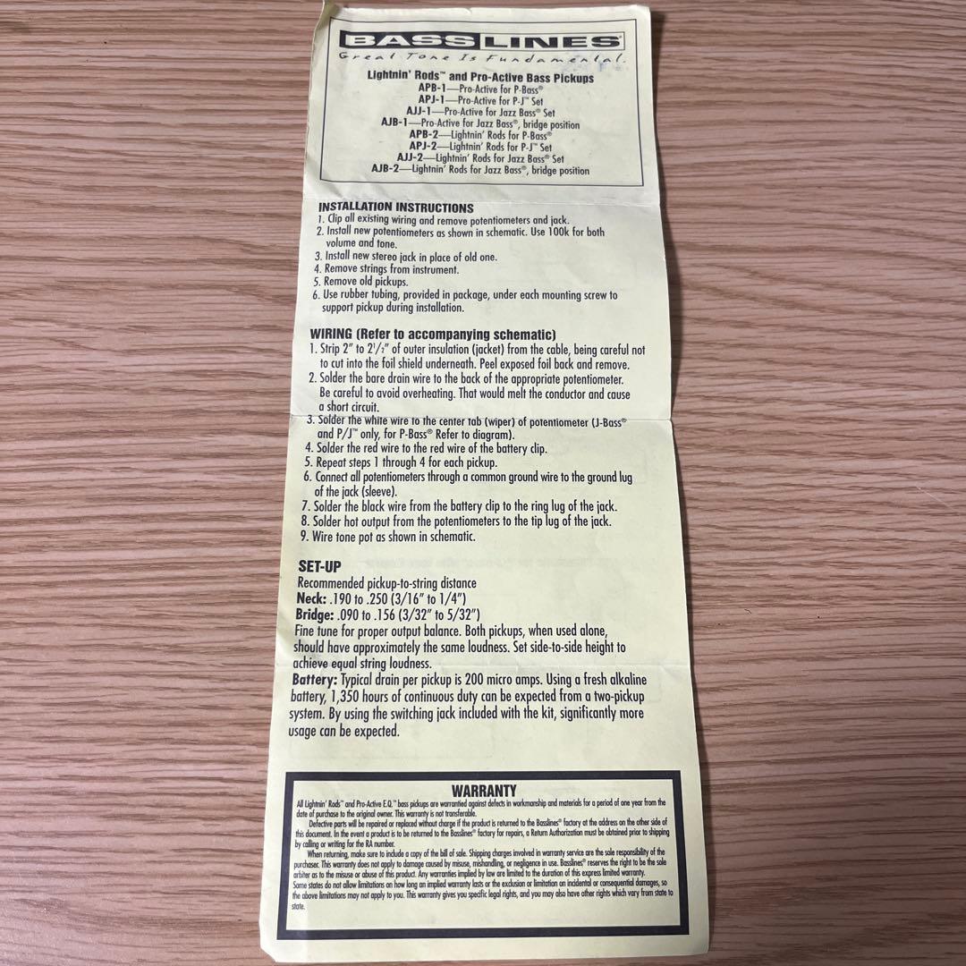 Seymour Duncan APB-2 プレベ用アクティブピックアップ - メルカリ