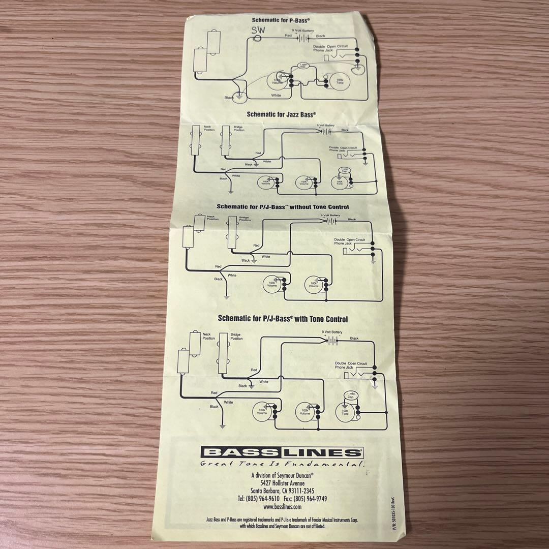Seymour Duncan APB-2 プレベ用アクティブピックアップ - メルカリ
