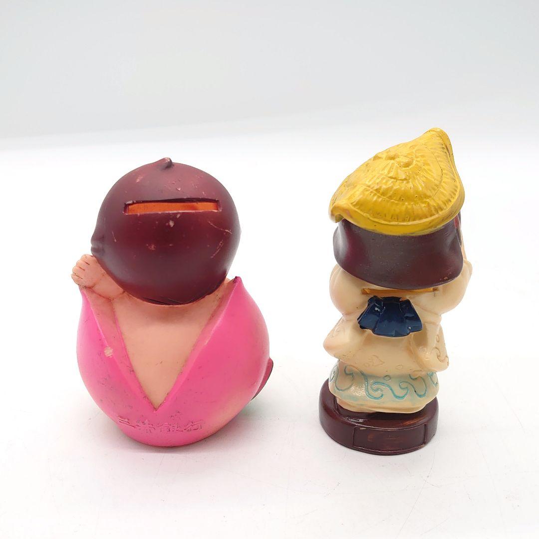 三井銀行 信用金庫 桃太郎 阿波おどり ソフビ 貯金箱