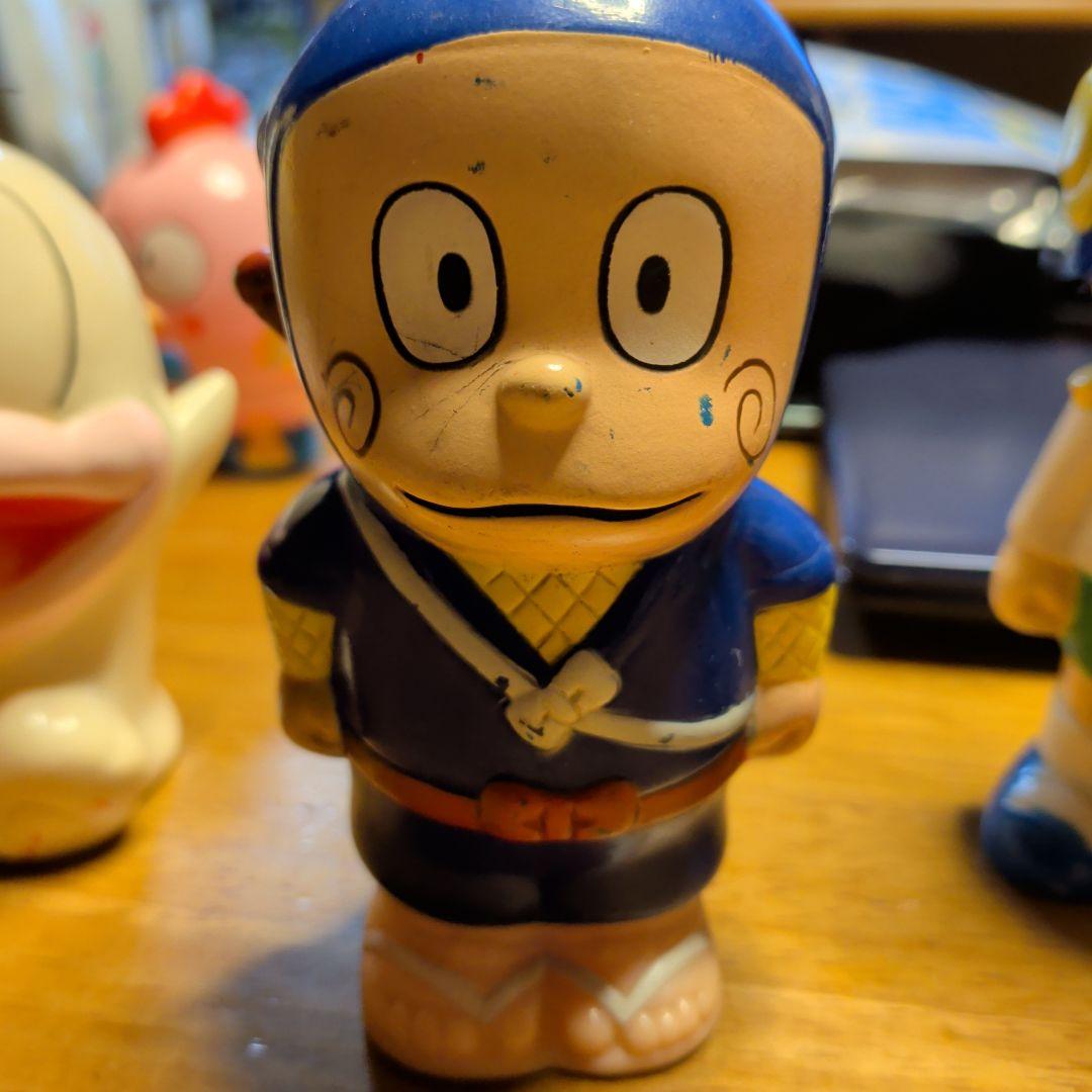 ソフビドラえもん、パーマン、ドラえもん他4体キャラクター貯金箱セット　住友銀行