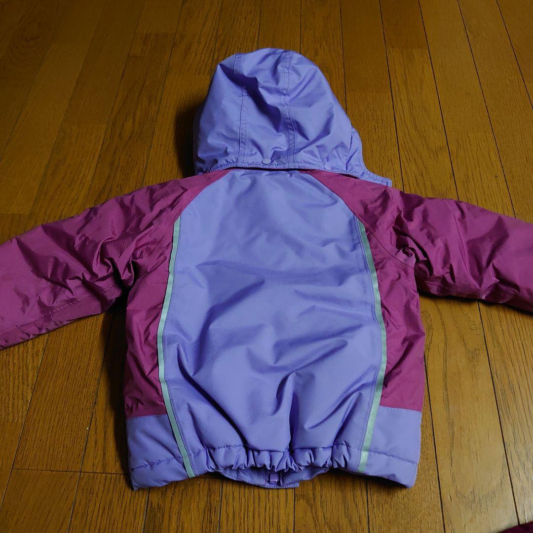 patagonia子ども用スノーボードウェア 紫とピンク