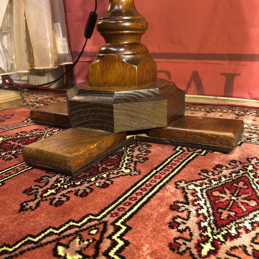 ヴィンテージ レッドオーク コンパクト テーブル サイドテーブル 花台