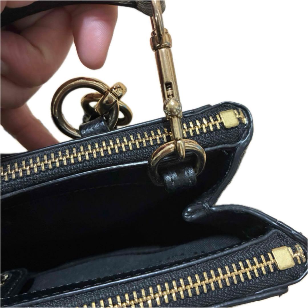 COACH（コーチ）2WAYハンドバッグ ショルダーバッグ 斜掛け レザー 黒